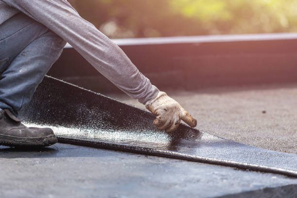 Professional Exterior Waterproofing technician working in Howard, WI